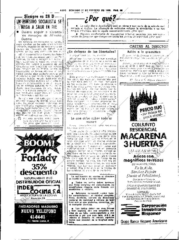 ABC SEVILLA 27-02-1983 página 71