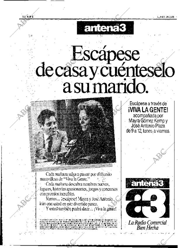 ABC MADRID 28-02-1983 página 10