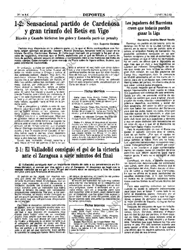 ABC MADRID 28-02-1983 página 38