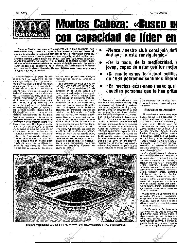 ABC MADRID 28-02-1983 página 40