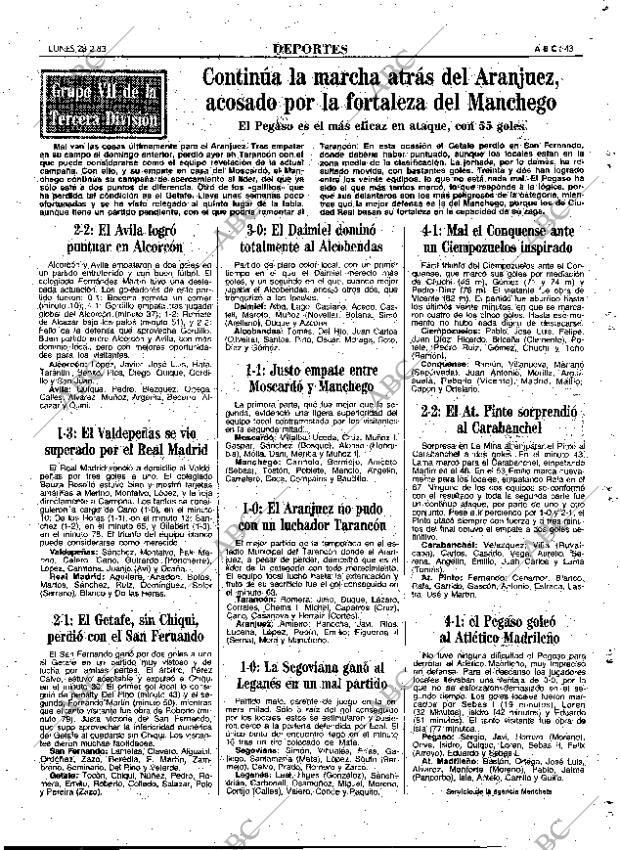 ABC MADRID 28-02-1983 página 43