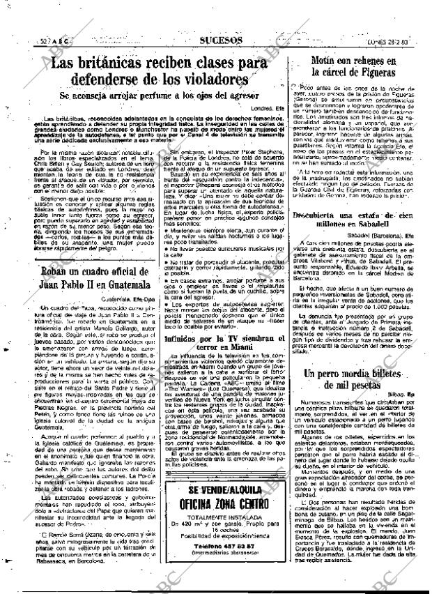 ABC MADRID 28-02-1983 página 52