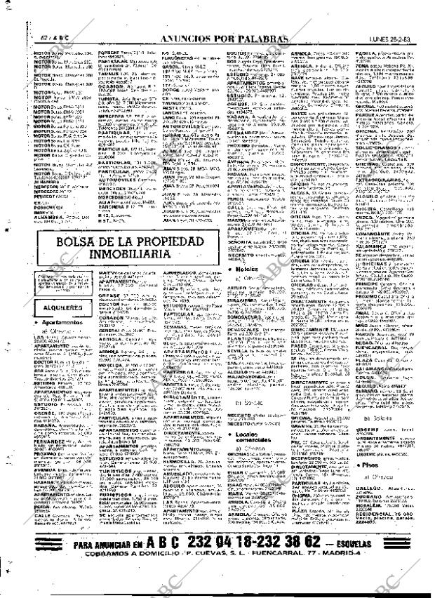 ABC MADRID 28-02-1983 página 62