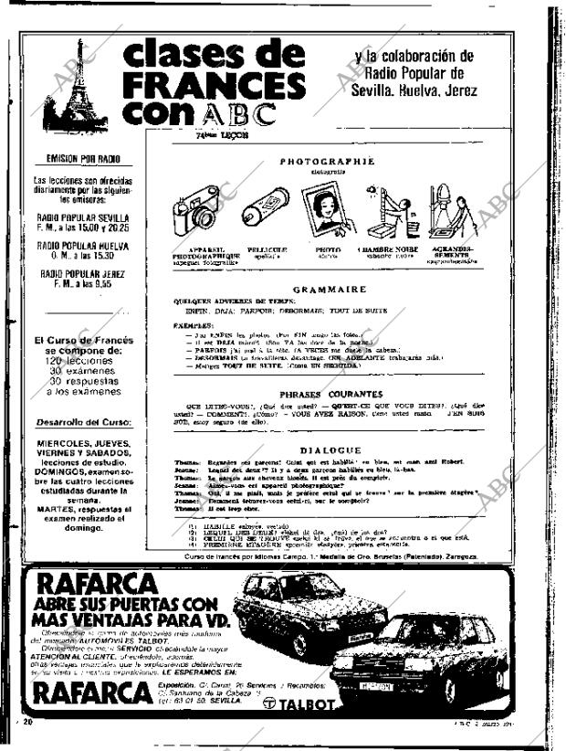 ABC SEVILLA 03-03-1983 página 76