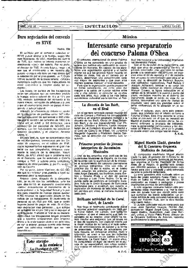 ABC MADRID 10-03-1983 página 68