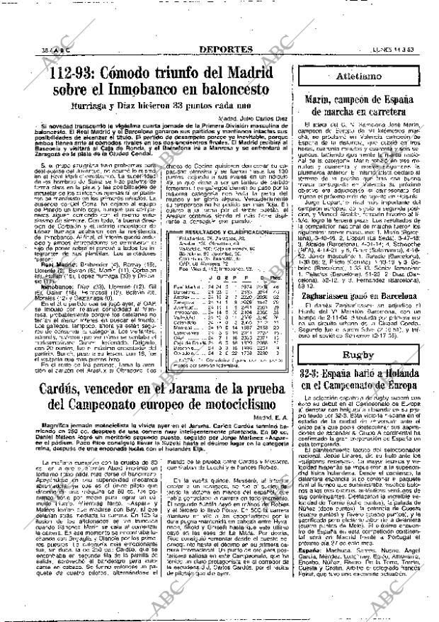 ABC MADRID 14-03-1983 página 38