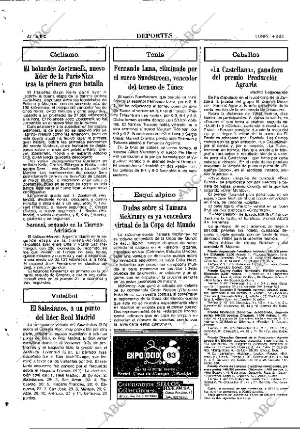 ABC MADRID 14-03-1983 página 42