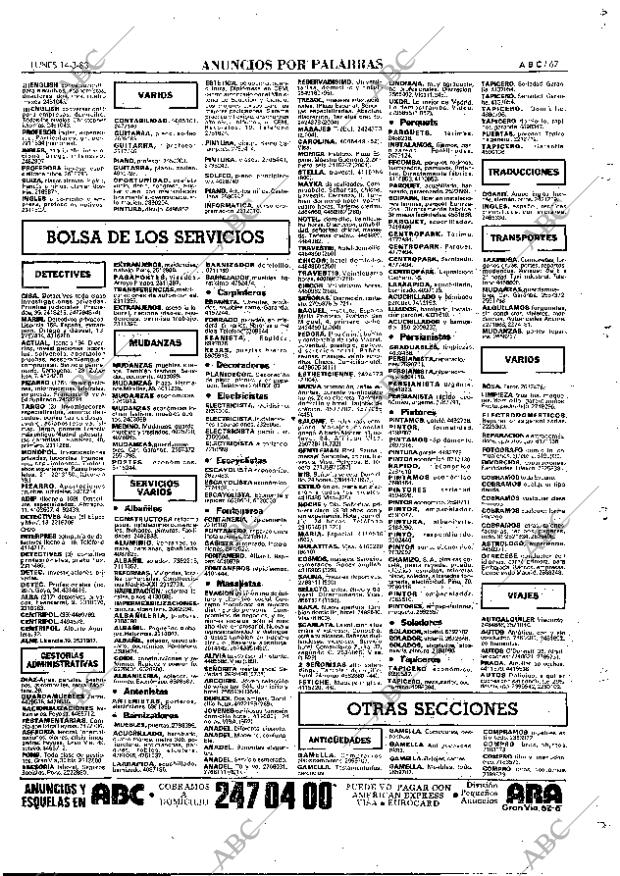 ABC MADRID 14-03-1983 página 67