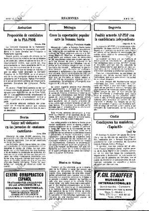 ABC MADRID 15-03-1983 página 25