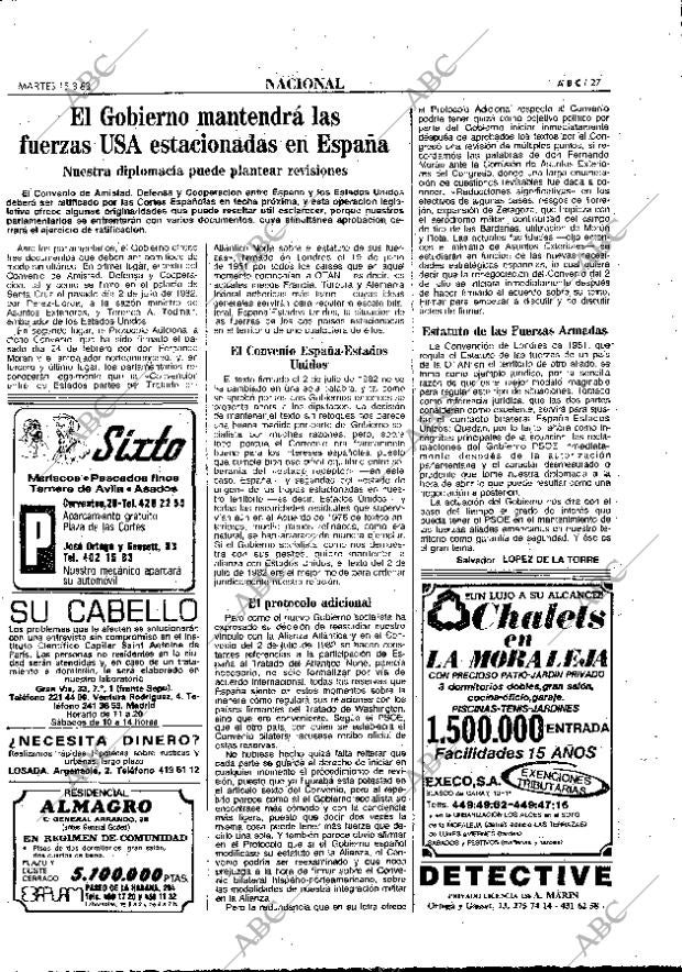 ABC MADRID 15-03-1983 página 27