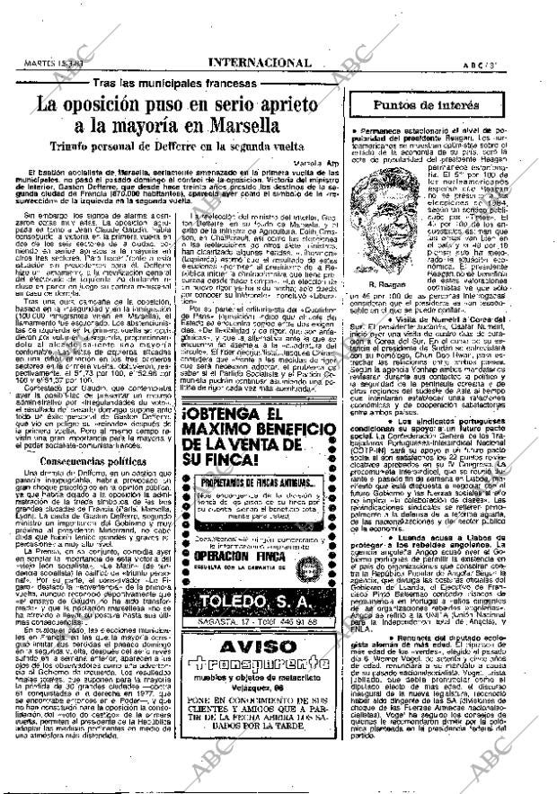 ABC MADRID 15-03-1983 página 31