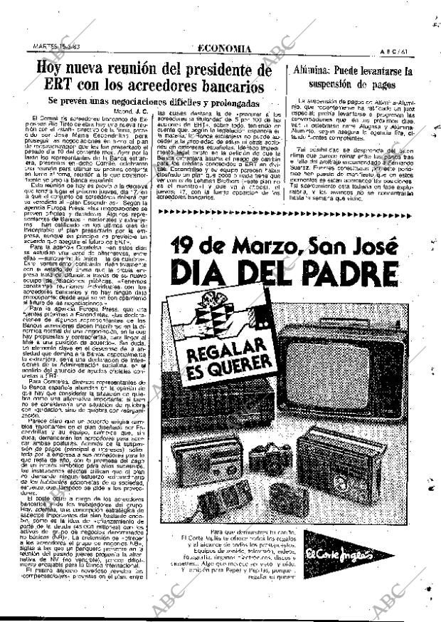 ABC MADRID 15-03-1983 página 61