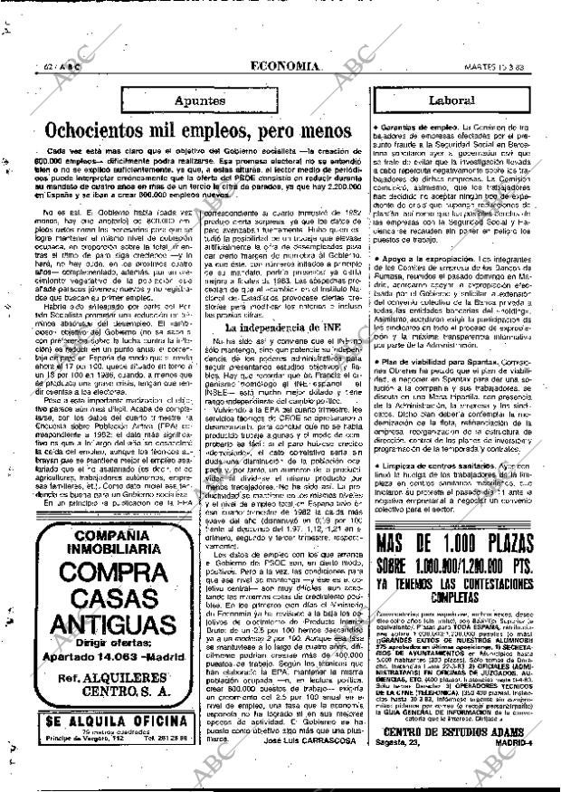 ABC MADRID 15-03-1983 página 62