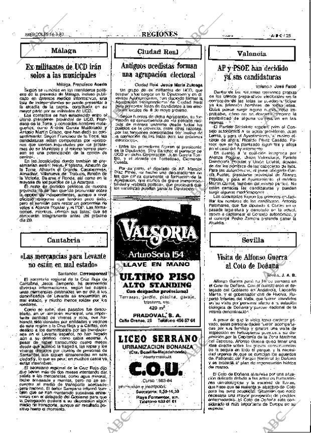 ABC MADRID 16-03-1983 página 25