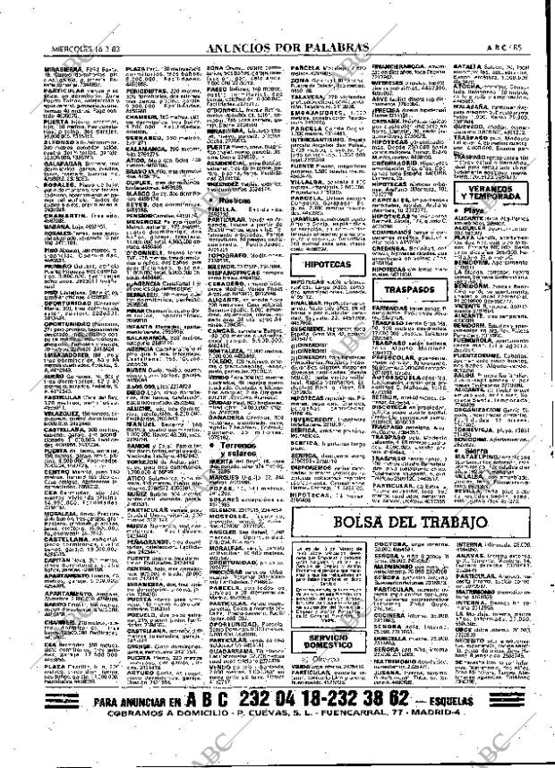 ABC MADRID 16-03-1983 página 69