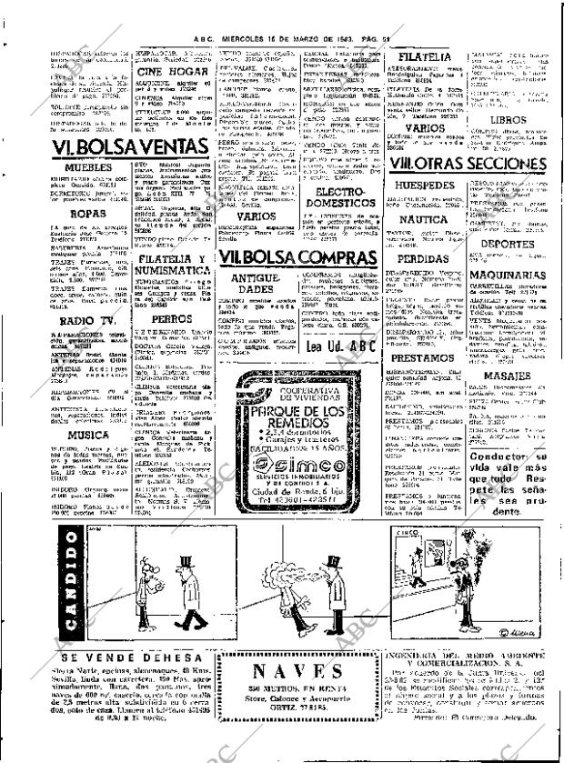 ABC SEVILLA 16-03-1983 página 61