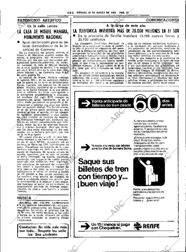 ABC SEVILLA 18-03-1983 página 63