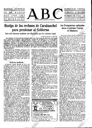 ABC MADRID 20-03-1983 página 17