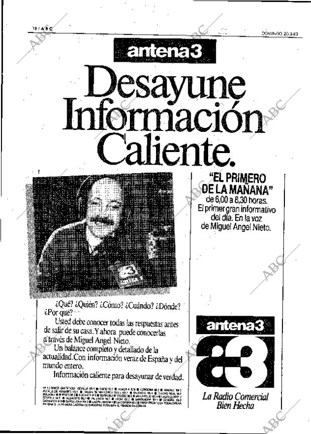ABC MADRID 20-03-1983 página 18