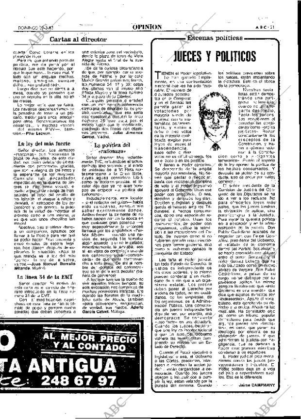 ABC MADRID 20-03-1983 página 21