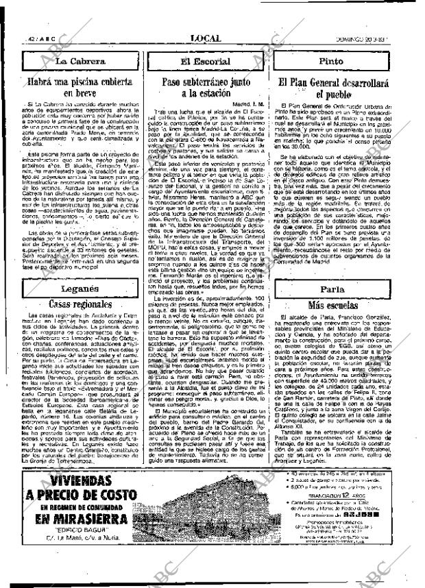 ABC MADRID 20-03-1983 página 42