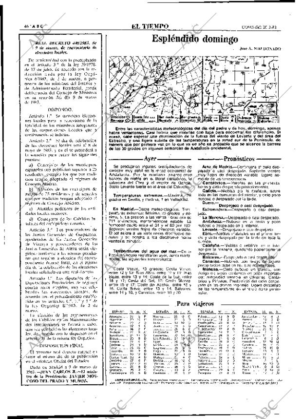 ABC MADRID 20-03-1983 página 46