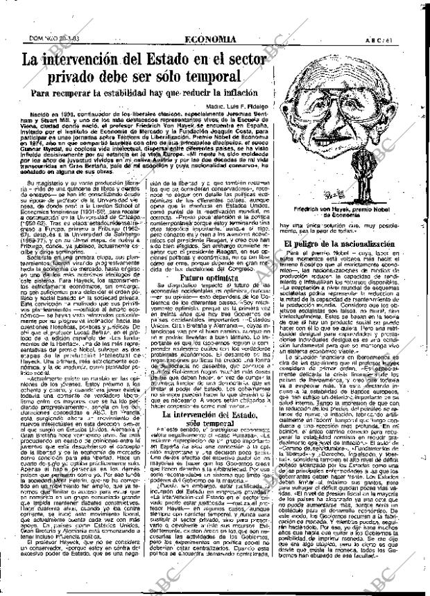 ABC MADRID 20-03-1983 página 61