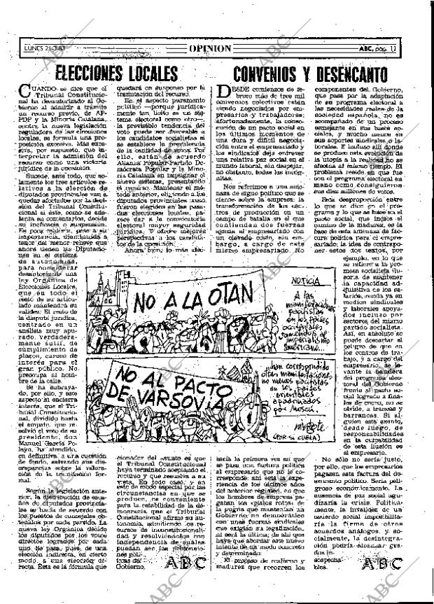 ABC MADRID 21-03-1983 página 11
