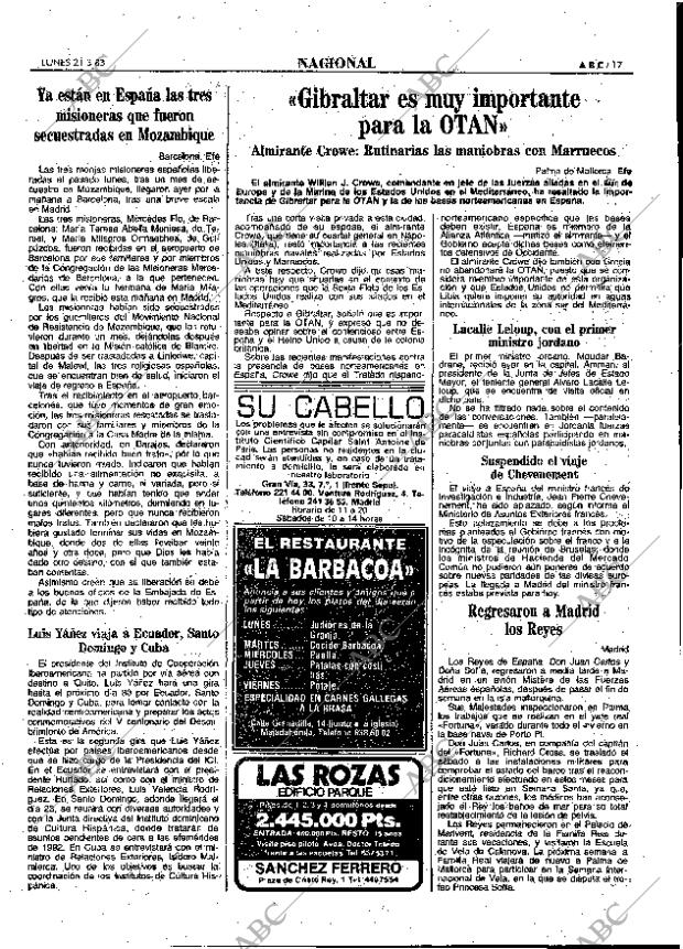ABC MADRID 21-03-1983 página 17