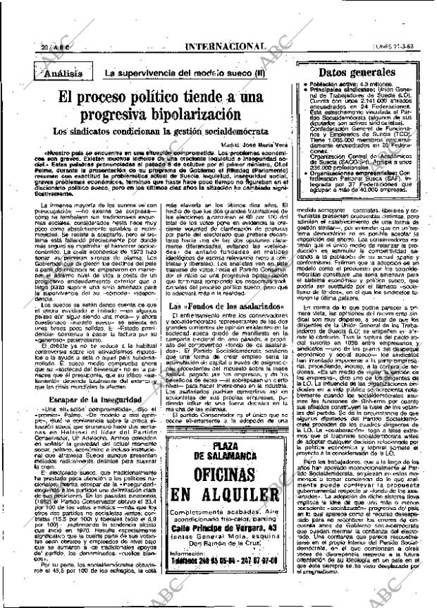 ABC MADRID 21-03-1983 página 20