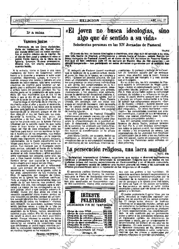 ABC MADRID 21-03-1983 página 27