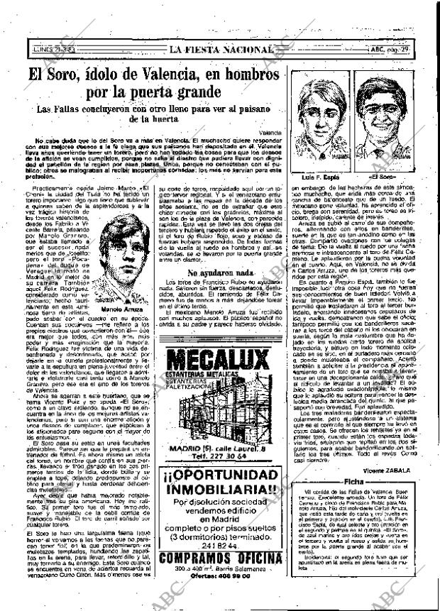 ABC MADRID 21-03-1983 página 29