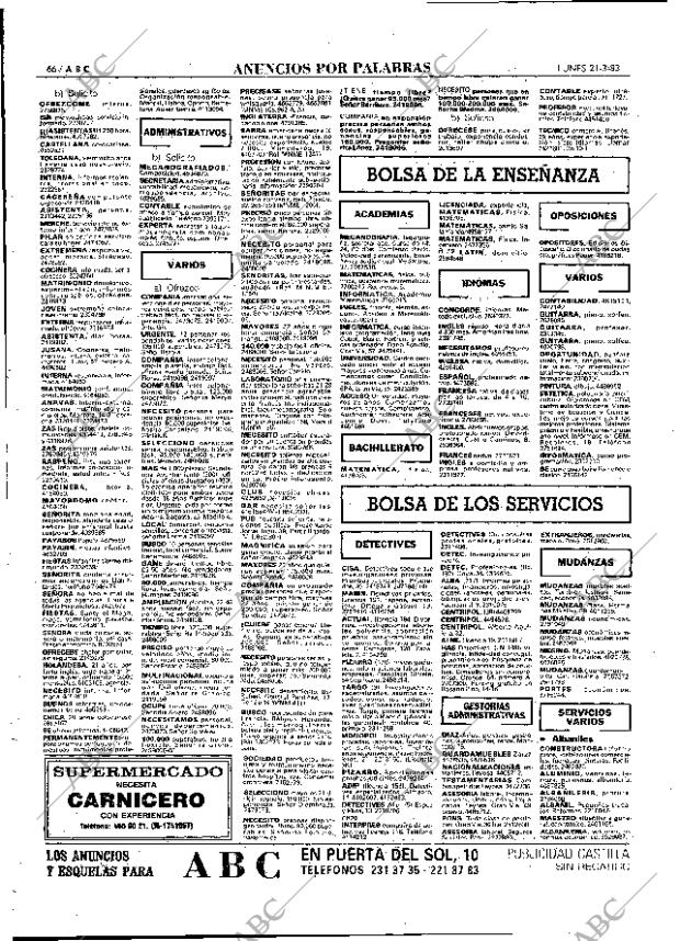 ABC MADRID 21-03-1983 página 66