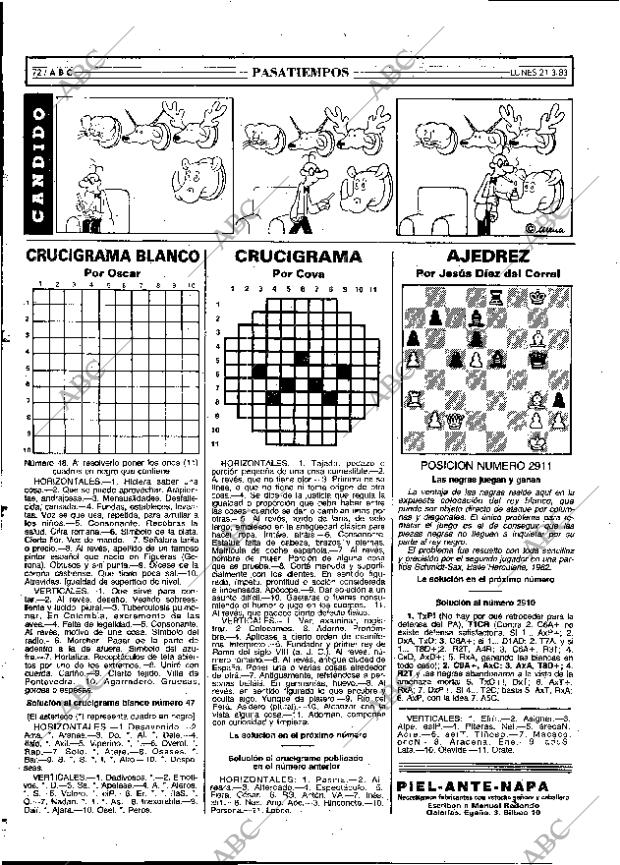 ABC MADRID 21-03-1983 página 72