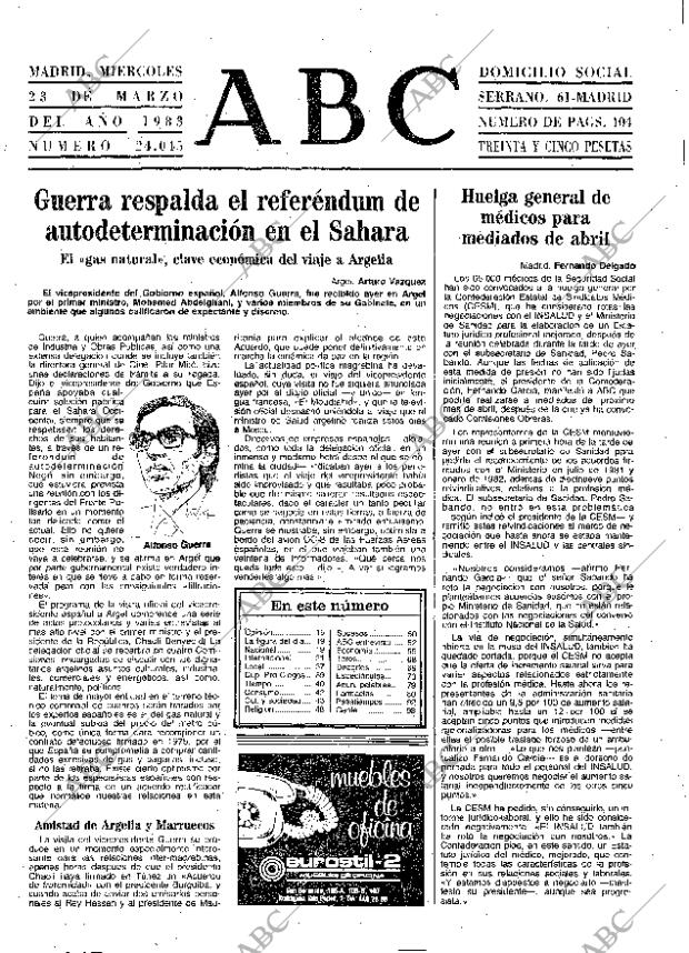 ABC MADRID 23-03-1983 página 13