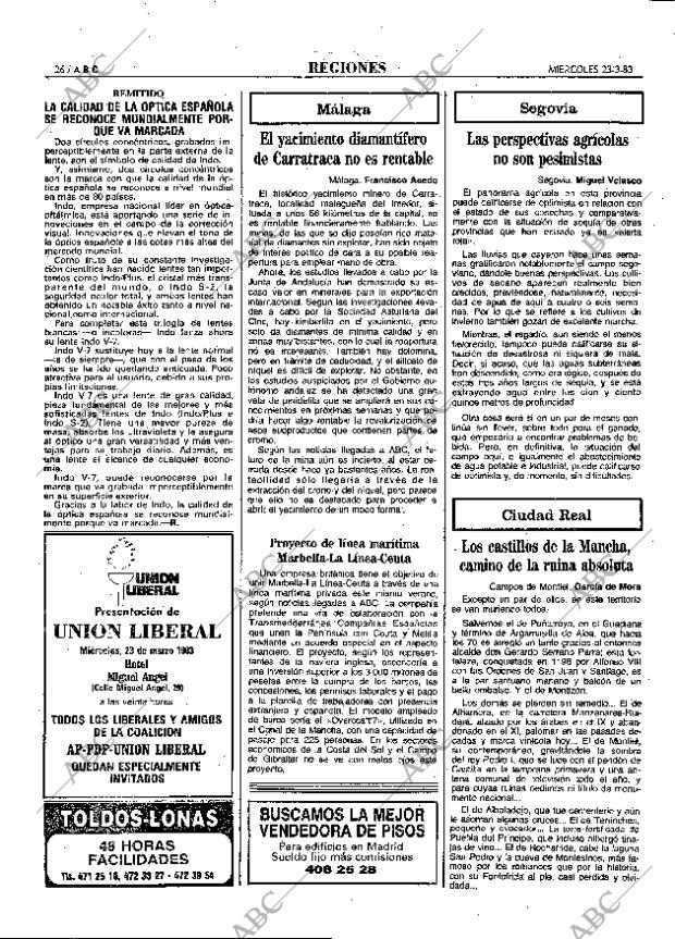 ABC MADRID 23-03-1983 página 26