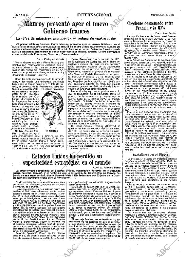 ABC MADRID 23-03-1983 página 32