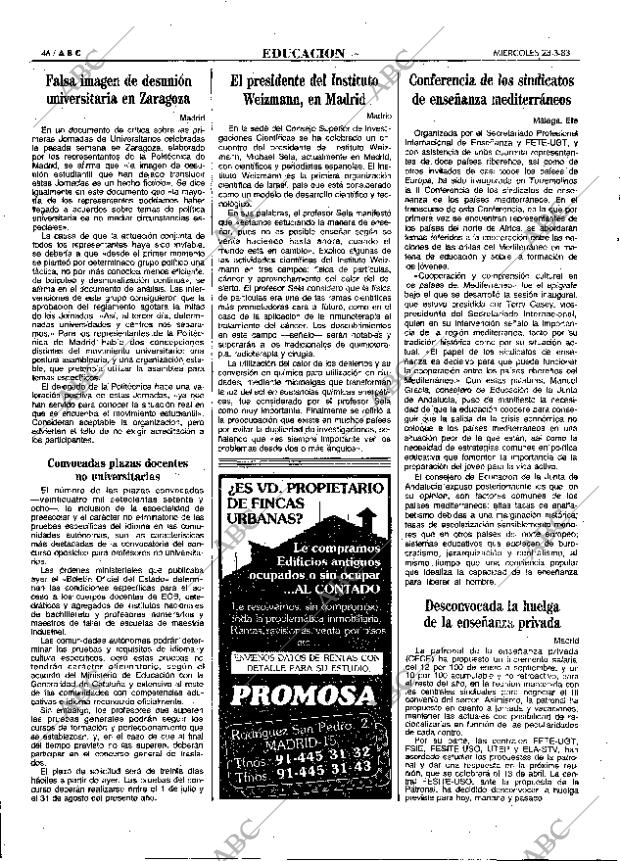 ABC MADRID 23-03-1983 página 46