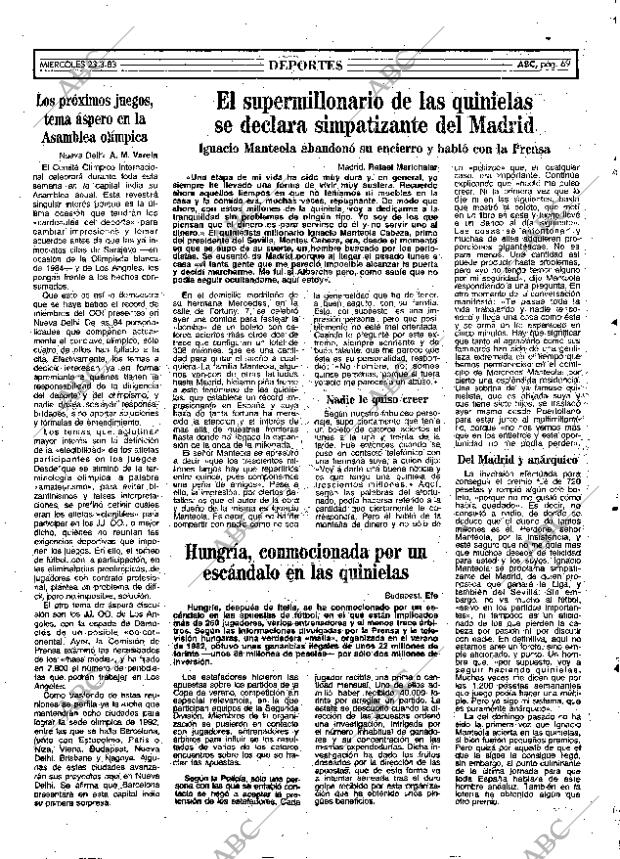 ABC MADRID 23-03-1983 página 69