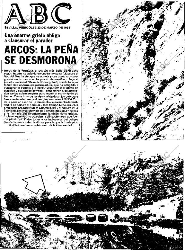 ABC SEVILLA 23-03-1983 página 1