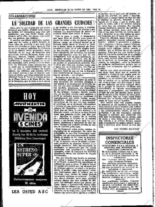ABC SEVILLA 23-03-1983 página 52