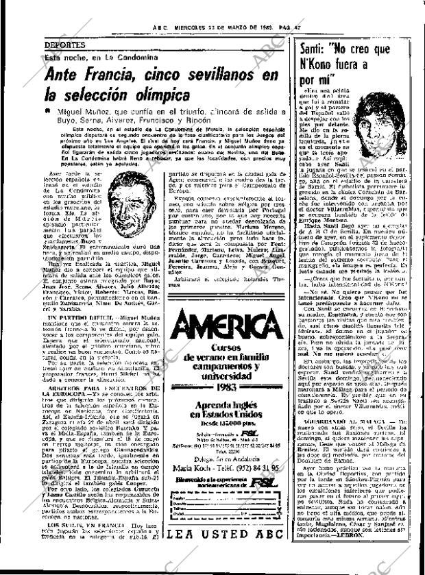 ABC SEVILLA 23-03-1983 página 57