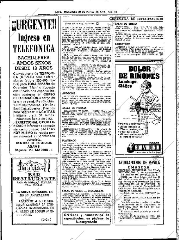 ABC SEVILLA 23-03-1983 página 70