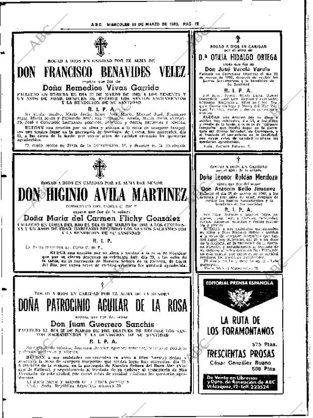 ABC SEVILLA 23-03-1983 página 82