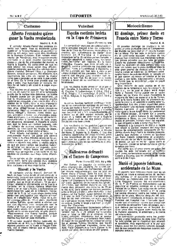 ABC MADRID 30-03-1983 página 58