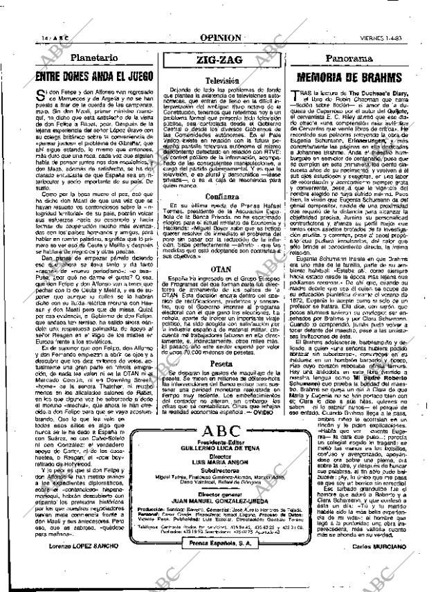 ABC MADRID 01-04-1983 página 14