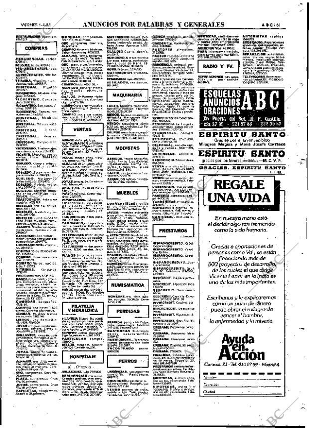 ABC MADRID 01-04-1983 página 61