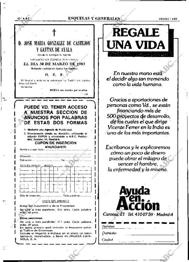 ABC MADRID 01-04-1983 página 62