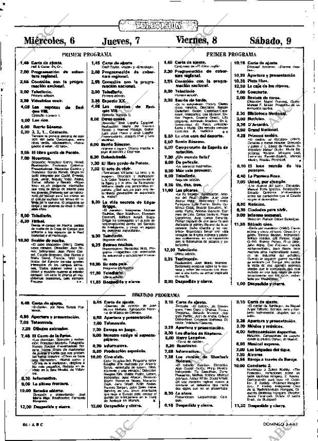 ABC MADRID 03-04-1983 página 86