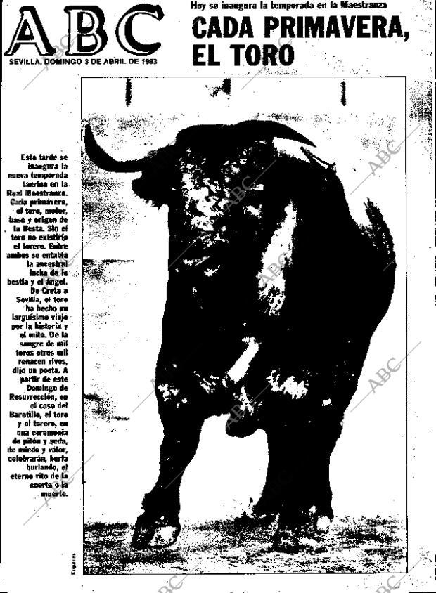 ABC SEVILLA 03-04-1983 página 1